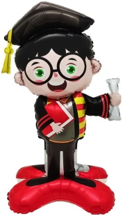 Шар 3D (46''/117 см) Фигура на подставке, Выпускник, 1 шт. в уп.